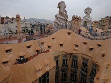 ガウディ建築「カサ・ミラ」を見学（バルセロナ旅行2018 その14）