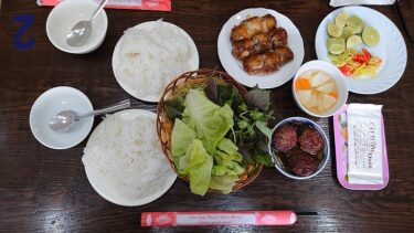 Cat Tuongレストランでベトナム式つけ麺 Bun Cha（ブンチャー）を【コロナ以前の旅2019 ベトナム・ホーチミン編3】
