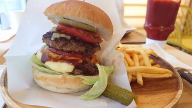 【那須高原】エブリバーガー Every Burger 344でボリュームたっぷりのWチーズ肉盛りバーガー（GWの那須滞在2023 その1）