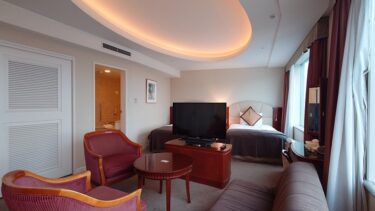 札幌プリンスホテル ロイヤルフロア 宿泊記1 デラックスツインルームの部屋（2023年6月）