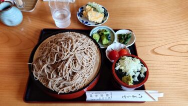 【福島 下郷町】地元客に愛される「猿楽そば」でざる大盛りを食べて帰りに甲子温泉 旅館大黒屋で日帰り入浴を